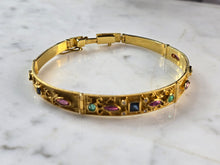 Load image into Gallery viewer, Womens 18k Gold Emerald Sapphire Necklace Bracelet Earring Set 61.1g E7569