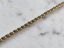 Load image into Gallery viewer, Womens Vintage Estate 14K Yellow Gold Diamond Tennis Bracelet 7.2g E7577