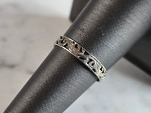 Load image into Gallery viewer, Womens Vintage Estate Sterling Silver Modernist Ring 1.1g E7582