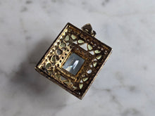 Load image into Gallery viewer, Womens Vintage Estate Sterling Silver Multi Stone Pendant 12.1g E7594