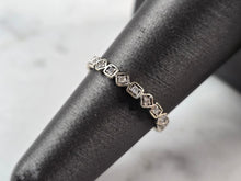 Load image into Gallery viewer, Womens Vintage Estate 14k White Gold Diamond Ring 1.3g #E7596