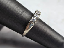 Load image into Gallery viewer, Womens Vintage Estate 14K White Gold Tru Joy Diamond Ring, 3.0g E7599