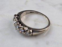 Load image into Gallery viewer, Womens Vintage Estate 14K White Gold Tru Joy Diamond Ring, 3.0g E7599