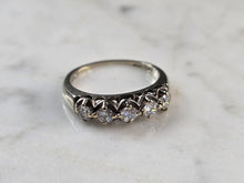 Load image into Gallery viewer, Womens Vintage Estate 14K White Gold Tru Joy Diamond Ring, 3.0g E7599