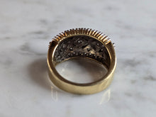 Load image into Gallery viewer, Womens Vintage Estate 10K Yellow Gold 1ct Diamond Ring 7.1g E7603