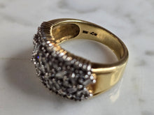 Load image into Gallery viewer, Womens Vintage Estate 10K Yellow Gold 1ct Diamond Ring 7.1g E7603