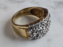 Load image into Gallery viewer, Womens Vintage Estate 10K Yellow Gold 1ct Diamond Ring 7.1g E7603