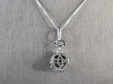 Load image into Gallery viewer, Womens Vintage Estate Sterling Silver Smoky Quartz Pendant Necklace 7.9g E7608