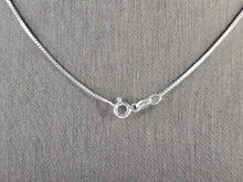 Load image into Gallery viewer, Womens Vintage Estate Sterling Silver CZ Pendant w/ Necklace 8.6g E7611
