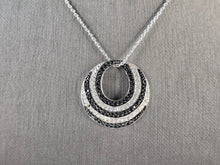 Load image into Gallery viewer, Womens Vintage Estate Sterling Silver Modernist Pendant &amp; Necklace 5.6g E7615