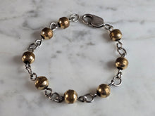 Load image into Gallery viewer, Womens Vintage Estate Sterling Silver Modernist Bracelet 9.0g E7616