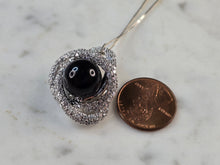 Load image into Gallery viewer, Womens Vintage Estate Sterling Silver Modernist Pendant &amp; Necklace 8.9g E7619