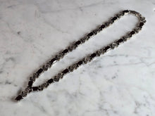Load image into Gallery viewer, Womens Vintage Estate Sterling Silver Victorian Style Necklace 47.1g E7620
