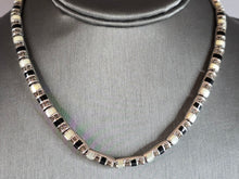 Load image into Gallery viewer, Womens Vintage Estate Sterling Silver Deco Style Necklace 54.8g E7634