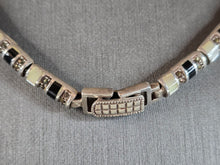 Load image into Gallery viewer, Womens Vintage Estate Sterling Silver Deco Style Necklace 54.8g E7634