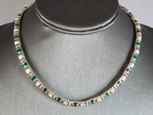Load image into Gallery viewer, Womens Vintage Estate Sterling Silver Deco Style Necklace 55.6g E7635