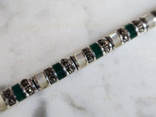 Load image into Gallery viewer, Womens Vintage Estate Sterling Silver Deco Style Necklace 55.6g E7635