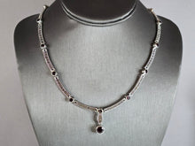 Load image into Gallery viewer, Womens Vintage Estate Sterling Silver Modernist Necklace 36.8g E7638