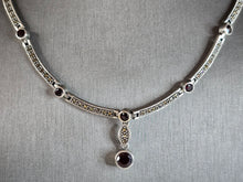 Load image into Gallery viewer, Womens Vintage Estate Sterling Silver Modernist Necklace 36.8g E7638