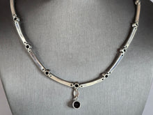 Load image into Gallery viewer, Womens Vintage Estate Sterling Silver Modernist Necklace 36.8g E7638