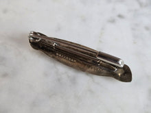 Load image into Gallery viewer, Womens Vintage Estate Sterling Silver Lullaby Heart Brooch Pin 7.2g E7667