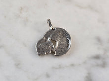 Load image into Gallery viewer, Womens Vintage Estate Sterling Silver Pacman Pendant 1.2g E7677