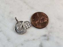 Load image into Gallery viewer, Womens Vintage Estate Sterling Silver Pacman Pendant 1.2g E7677