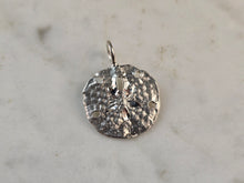 Load image into Gallery viewer, Womens Vintage Estate Sterling Silver Sand Dollar Pendant 1.3g E7678