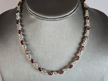 Load image into Gallery viewer, Womens Vintage Estate Sterling Silver Modernist Necklace 46.8g E7681