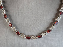 Load image into Gallery viewer, Womens Vintage Estate Sterling Silver Modernist Necklace 46.8g E7681