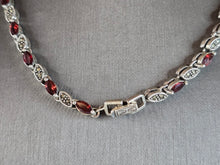 Load image into Gallery viewer, Womens Vintage Estate Sterling Silver Modernist Necklace 46.8g E7681
