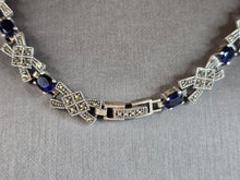 Load image into Gallery viewer, Womens Vintage Estate Sterling Silver Modernist Necklace 36.0g E7682