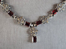 Load image into Gallery viewer, Womens Vintage Estate Sterling Silver Modernist Necklace 50.5g E7684