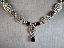 Load image into Gallery viewer, Womens Vintage Estate Sterling Silver Modernist Necklace 58.5g E7685