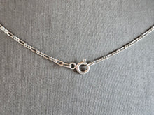 Load image into Gallery viewer, Womens Vintage Estate Sterling Silver CZ Pendant w/ Necklace 5.9g E7689