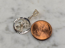Load image into Gallery viewer, Womens Vintage Estate Sterling Silver Zodiac Gemini Pendant 1.2g E7691