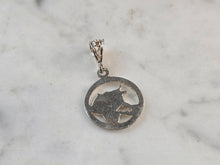 Load image into Gallery viewer, Womens Vintage Estate Sterling Silver Zodiac Taurus Pendant 1.2g E7692