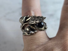 Load image into Gallery viewer, Womens Vintage Estate Sterling Silver Floral Ring 9.4g E7693