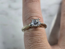 Load image into Gallery viewer, Womens Vintage Estate 14K White Gold Diamond Engagement Ring, 3.9g E7701