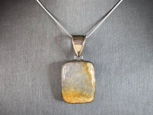 Load image into Gallery viewer, Womens Vintage Estate Sterling Silver Agate Necklace 19.7g E7702