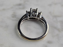 Load image into Gallery viewer, Womens Vintage Estate 14K White Gold Diamond Ring, 3.8g E7703