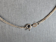 Load image into Gallery viewer, Womens Vintage Estate Sterling Silver Onyx Pendant Necklace 12.3g E7704