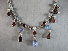 Load image into Gallery viewer, Womens Vintage Estate Sterling Silver Modernist Necklace  20.3g E7710
