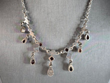 Load image into Gallery viewer, Womens Vintage Estate Sterling Silver Modernist Necklace  20.3g E7710