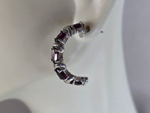 Load image into Gallery viewer, Womens Vintage Estate Sterling Silver Earrings 6.3g E7712