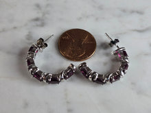 Load image into Gallery viewer, Womens Vintage Estate Sterling Silver Earrings 6.3g E7712