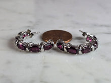 Load image into Gallery viewer, Womens Vintage Estate Sterling Silver Earrings 6.3g E7712