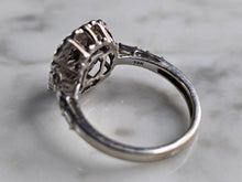 Load image into Gallery viewer, Womens Vintage Estate 14K White Gold Diamond Ring, 3.4g E7717