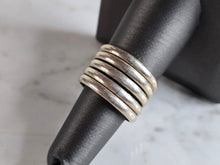 Load image into Gallery viewer, Womens Vintage Estate Sterling Silver Modernist Ring 9.8g E7720