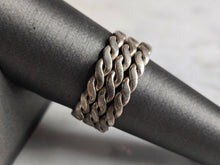 Load image into Gallery viewer, Womens Vintage Estate Sterling Silver Modernist Ring 6.2g E7728